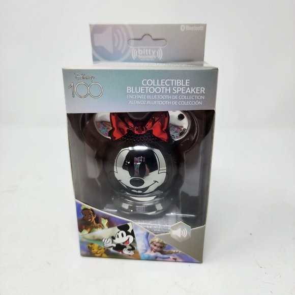 Disney 100 Minnie Mouse Bitty Boomers Mini Collectible Bluetooth Speaker New - Picture 10 of 10